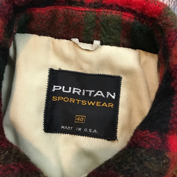 PURITAN Vintage Buffalo Plaid Coat - Picture 5 of 7